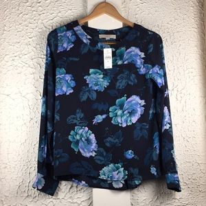 ANN TAYLOR LOFT Blouse Floral xs